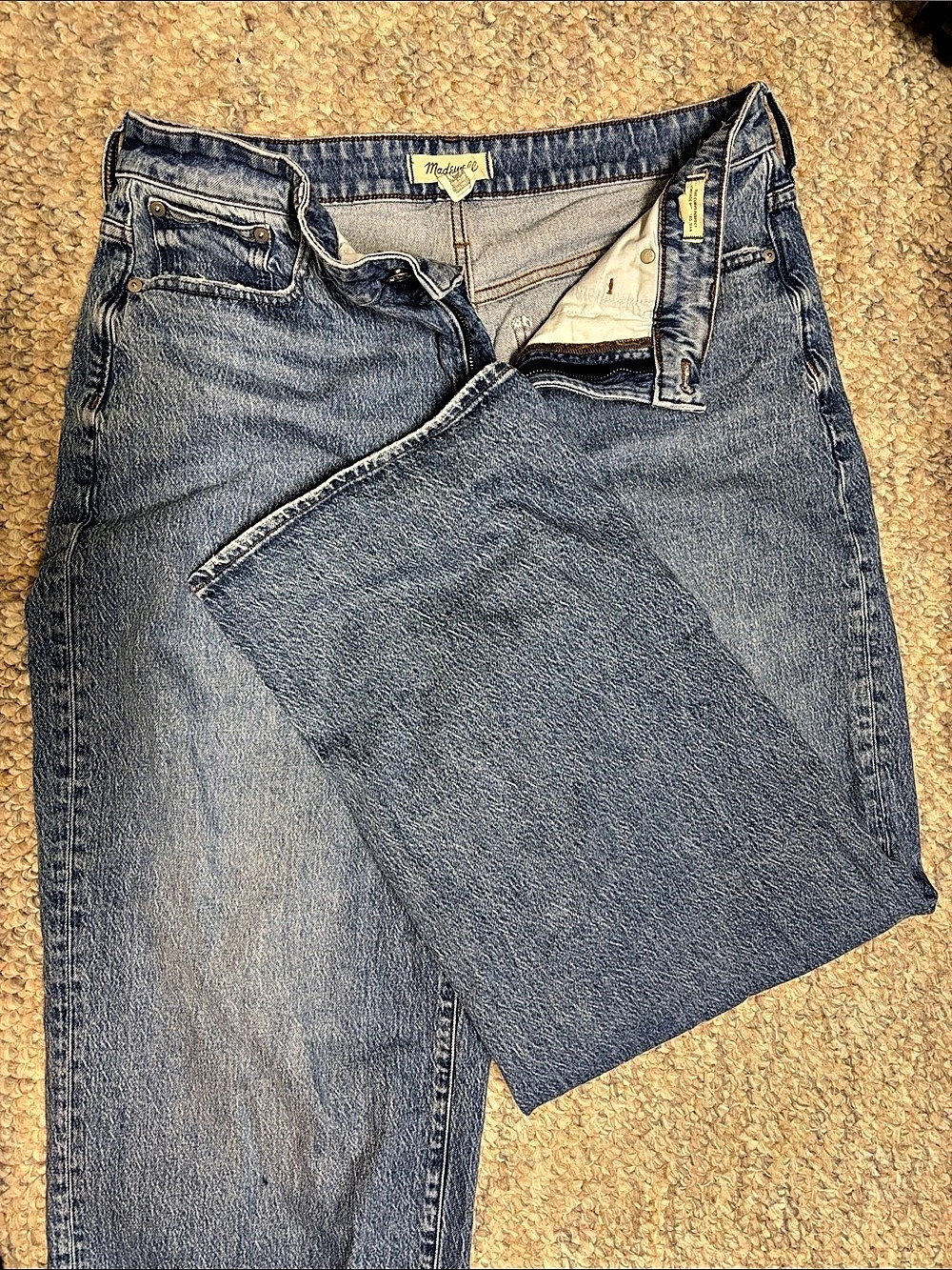 Madewell The Curvy Perfect Vintage Wide-Leg Jean 31 T